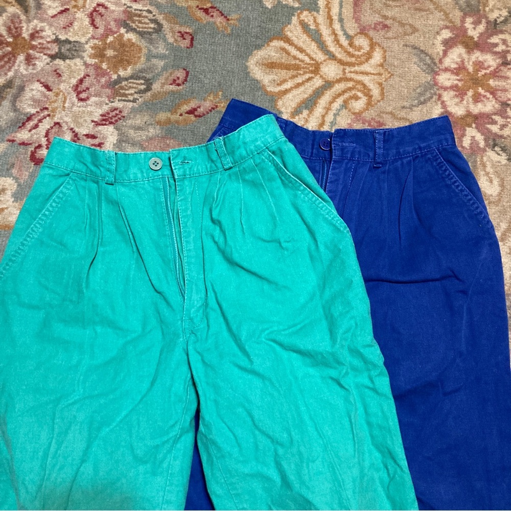 Vintage pleated pants